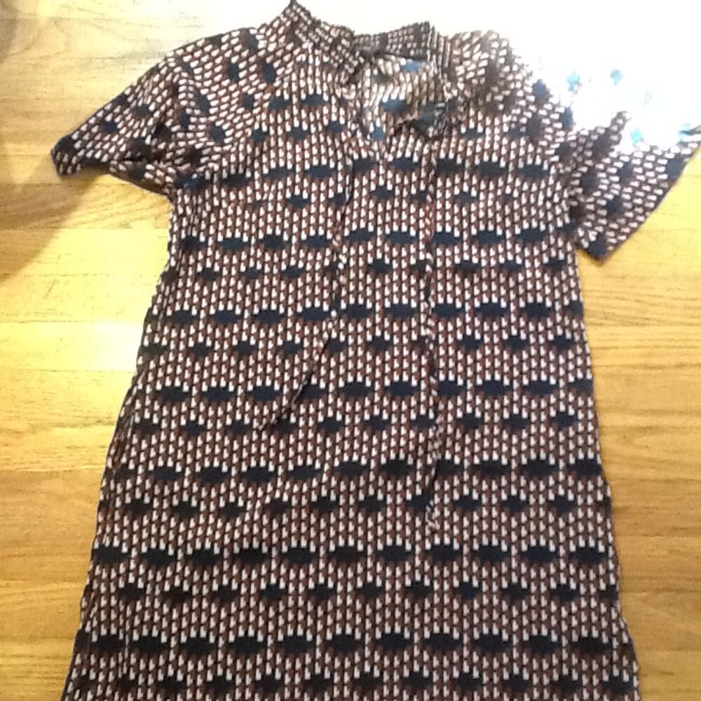 Geo Pattern - Short Sleeve Dress